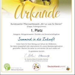 Berliner Kleingärtner erfolgreich mit bienenfreundlichem Gärtnern