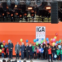 Eröffnung der IGA Berlin 2017 
