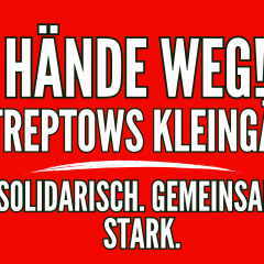 Hände weg von Treptows Kleingärten!
